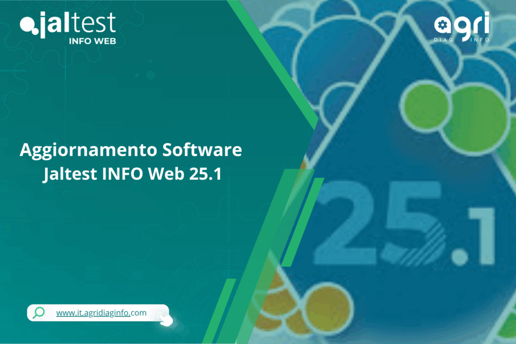 Aggiornamento Software: Jaltest INFO Web 25.1