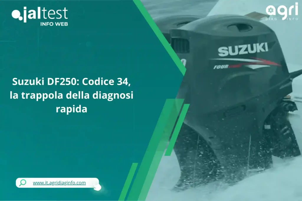 Codice errore 34 Suzuki DF250