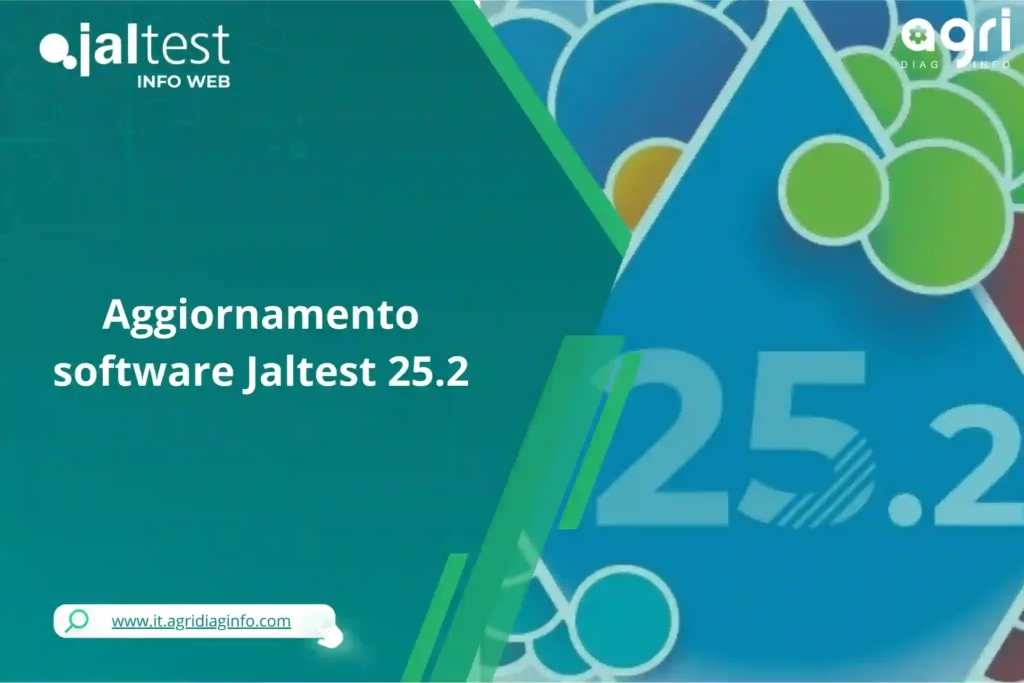 Aggiornamento software Jaltest 25.2
