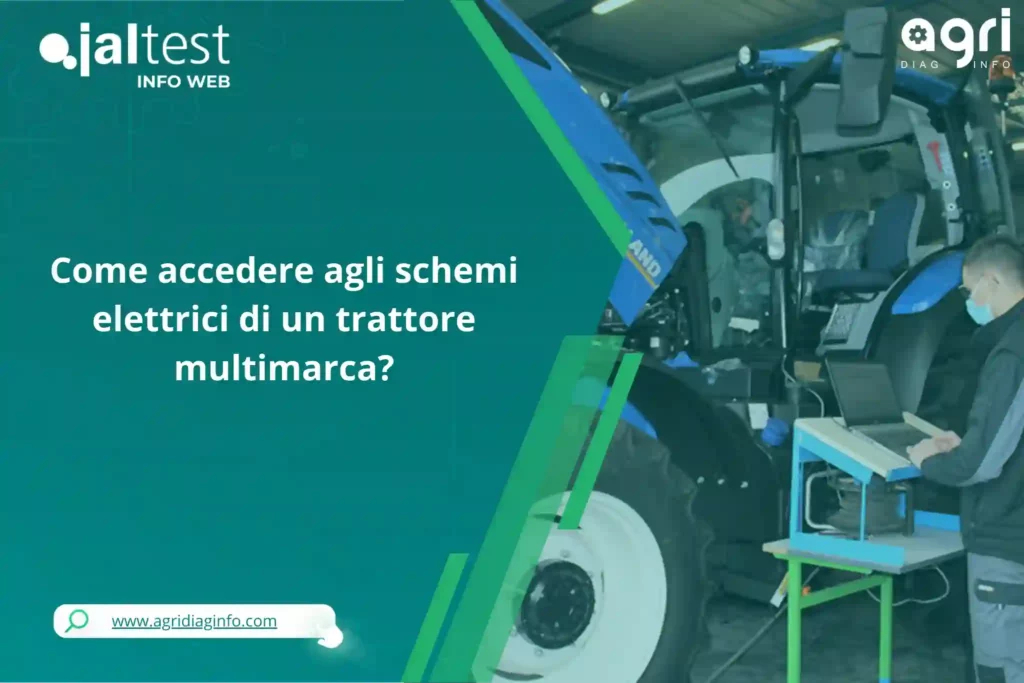 Come accedere agli schemi elettrici di un trattore multimarca?